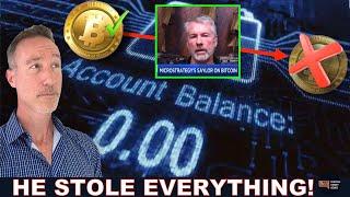 IT’S ALL GONE! AVOID THIS MICHAEL SAYLOR BITCOIN SCAM!! A.I.