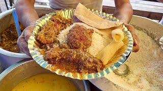 Kolkata Office Time Lunch at Street | Cheapest Veg & Non Veg Thali in Kolkata | Street Food India