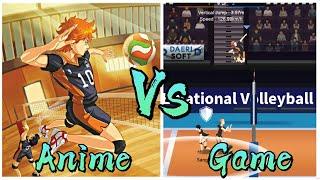 Hinata Haikyuu VS Hinata In Game | The Best Actions (HD) - Mr.Vannet