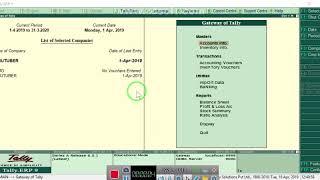 Tally CGST SGST IGST LEDGER Creation