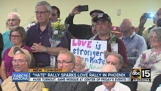 Love rally takes place at Phoenix Islamic Community Center