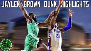 JAYLEN BROWN DUNK HIGHLIGHTS! 2018 NBA DUNK CONTESTANT?