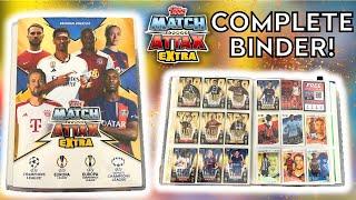 EVERY SINGLE EXTRA CARD | TOPPS MATCH ATTAX EXTRA 2024 | 100% COMPLETE FULL BINDER UPDATE!