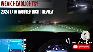 2024 Tata Harrier Headlights Review At Night | Good or Bad?