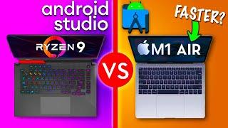 Ryzen 9 vs M1 Mac | Android Studio build