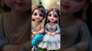 Radha Krishna love status ️️ hd status video ️️#radha #krishna #treand #song️️