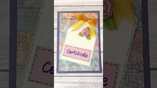 Certificate Page For Project file / Design For Certificate Page For School #projectfile #art