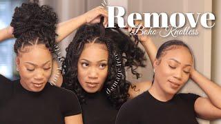 Versatile Crochet Passion Twist Ponytail | HOW TO REMOVE CROCHET