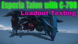 Can Talon With C-788 Be A Stealth Sniper Ship? | Star Citizen Ship Loadout Testing 4k