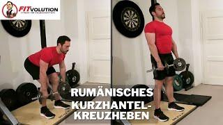 Rumänisches Kreuzheben mit Kurzhanteln