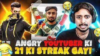 ANGRY wale RG GAMER bhai की21 की Winning STREAK gayii - SATVIK