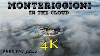 MONTERIGGIONI IN THE CLOUD - FREE FPV FILMS - ONLY IMAGE/EMOTIONS