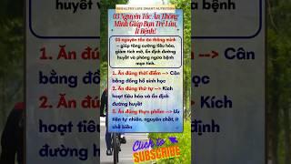 03 Nguyên Tắc Ăn Thông Minh Giúp Bạn Trẻ Lâu, Ít Bệnh 