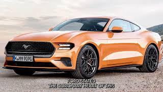 New 2024 Ford Mustang GT with its new technologies