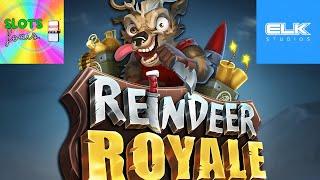 New - REINDEER ROYALE - Slot Review & Gameplay (Elk Studio)