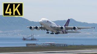 [4K60p] 関西国際空港 飛行機の離着陸と空港のお仕事シーン ~ 2019年5月8日