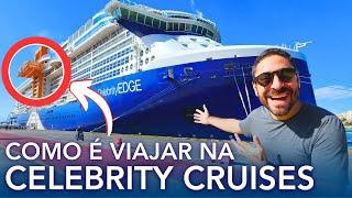 EMBARCAMOS NA CELEBRITY CRUISES! Como é Viajar no Celebrity Edge, Cruzeiro de Luxo de Travessia