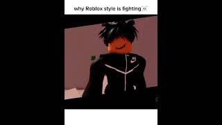 Why Roblox style is fighting️ #recommended #meme #memes #shorts #short #aura #anime #demonslayer