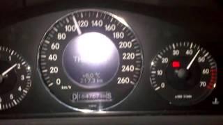 Mercedes CLK 320 W209 0-180 Acceleration