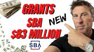 SBA GRANTS $83 MILLION Released | Grants for Small Business & Self Employed