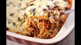 THE BEST BAKED SPAGHETTI RECIPE | MY TAKE ON MILLION DOLLAR SPAGHETTI