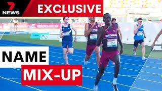 Queensland's teenage sprint star's family reveals he has been mis-named | 7NEWS