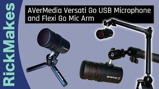 AVerMedia Versati Go USB Microphone and Flexi Go Mic Arm