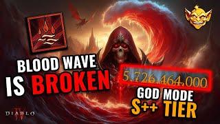 New Highest Damage Omega Blood Wave Necromancer Diablo 4 Season 6 Build Guide