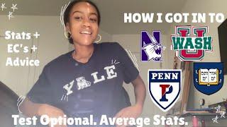 How I Got Into Yale, UPenn, & Northwestern with Average Stats | My Unexpected Ivy League Journey!