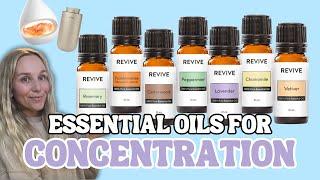 Essential Oils That BOOST Focus for concentration