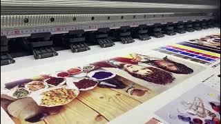 ENJET E78 190 sublimation printing machine video