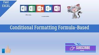 Conditional Formatting Formula-Based, using the MOD and ROW, Stats Functions,Text Logical Operators