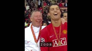 Ronaldo & Sir Alex Ferguson ️