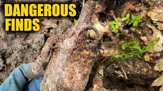 Dangerous Finds from WW2 Battlefields. WW2 metal detecting