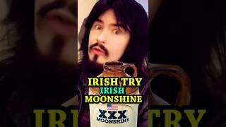 Irish People Try Irish MOONSHINE from Ireland - POITIN First Time @LeatherJacketGuy #Shorts