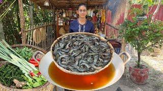 Cooking Tiger Shrimps with Unique Style by Countryside Chef