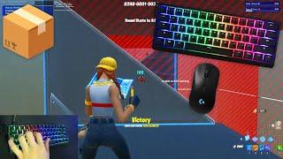 Unboxing Wooting 60HE + Fortnite Keyboard & Mouse Sounds ASMR Gameplay 