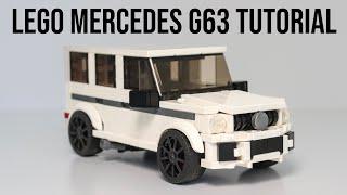 LEGO Mercedes G63 AMG G Wagon Moc Tutorial
