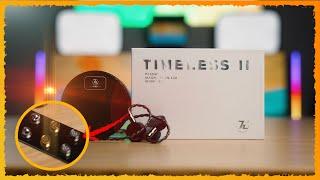 7Hz Timeless 2 IEM Hifi 유선 이어버드, 업그레이드 14.5mm 평면 마그네틱 드라이버, 튜닝 깍지 7N OCC 케이블