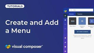 How To Add A Menu In Visual Composer Website Builder