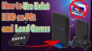 How to Use EXFAT hdd on PS2 and Load Games | 2024 Guide