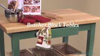 Butcher Block Tables, Islands & Carts | Butcher Block Co.