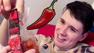 PRANKING DAN WITH CHILLI GUMMY BEARS