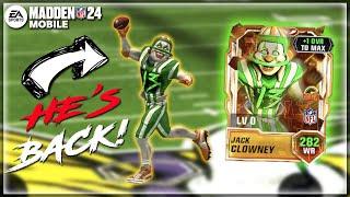 HE'S BACK TO DESTROY YOUR TEAM!! FOIL MAX CLOWNEY GAMEPLAY MADDEN MOBILE 24!!