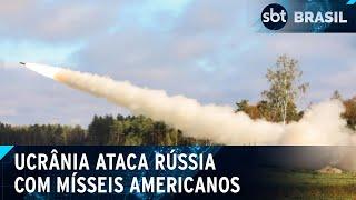 Ucrânia faz primeiro ataque com míssil dos EUA, afirma Rússia | SBT Brasil (19/11/24)