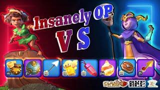 Insanely OP Root Rider Vs Super Witch | TH15 vs TH16 | Best Attack Strategy TH15 |  Clash Of Clans