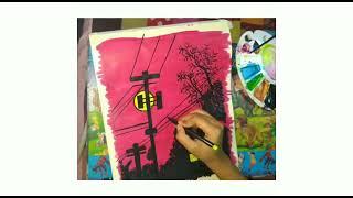 Moon light Painting |Revankar Performing Arts | Sanjhana Revankar