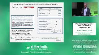 Professor William Carroll - The changing perspective for the treatment of Progressive MS