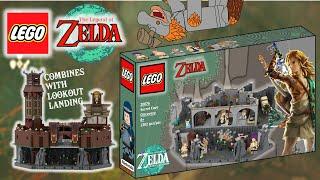 Lego Zelda Emergency Shelter Cave Custom Set from Tears of the Kingdom!