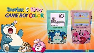 Snorlax and Kirby Custom Game Boy Color